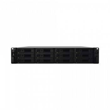 Servidor NAS para rack (2U) de 12 bahías / Expandible a 24 / Discos no incluidos