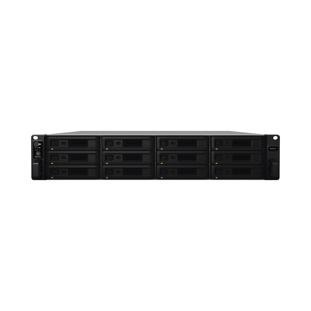 Servidor NAS para rack (2U) de 12 bahías / Expandible a 24 / Discos no incluidos